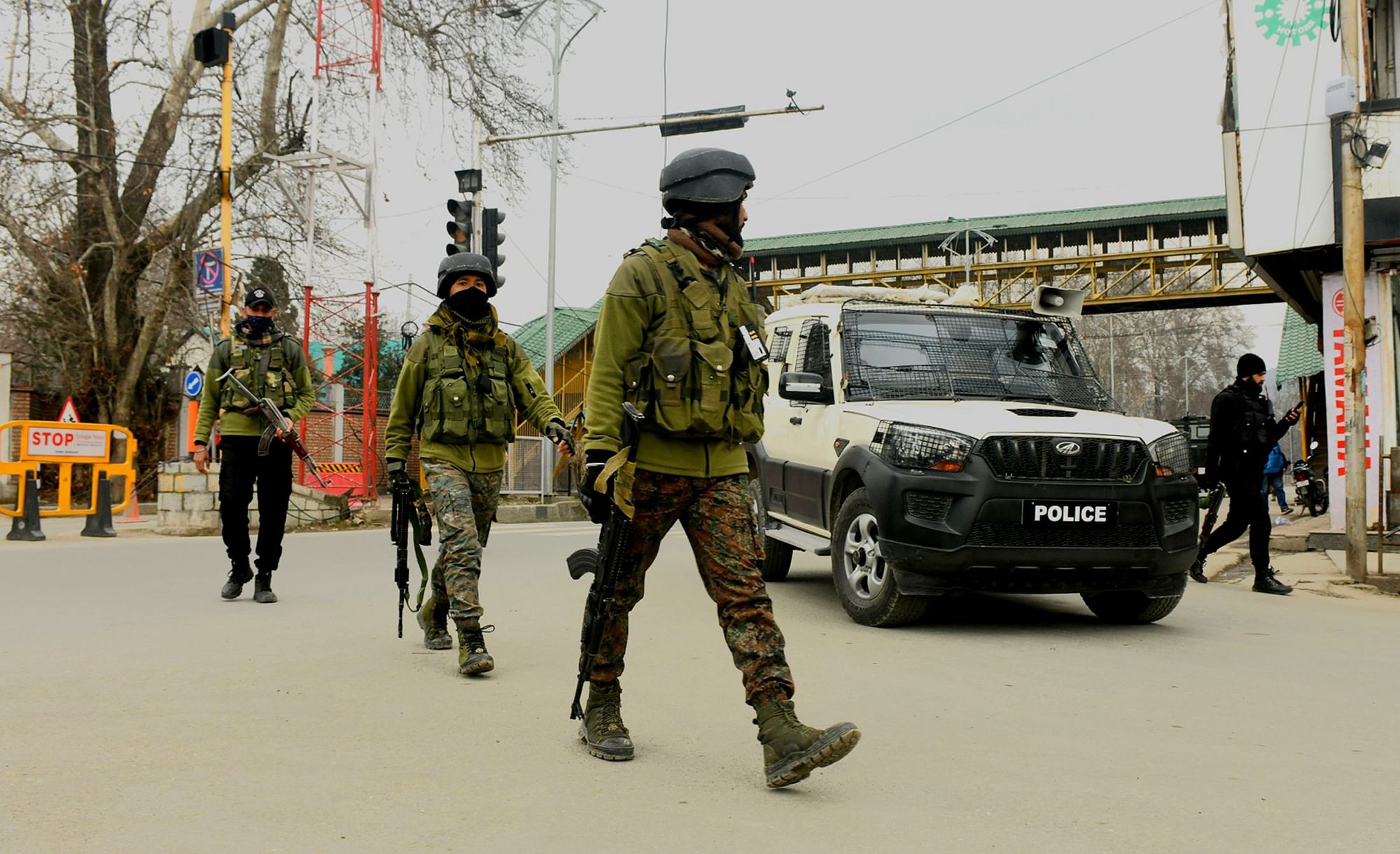 LAL BAZAR ATTACK FALLOUT Security heightened in Srinagar Greater