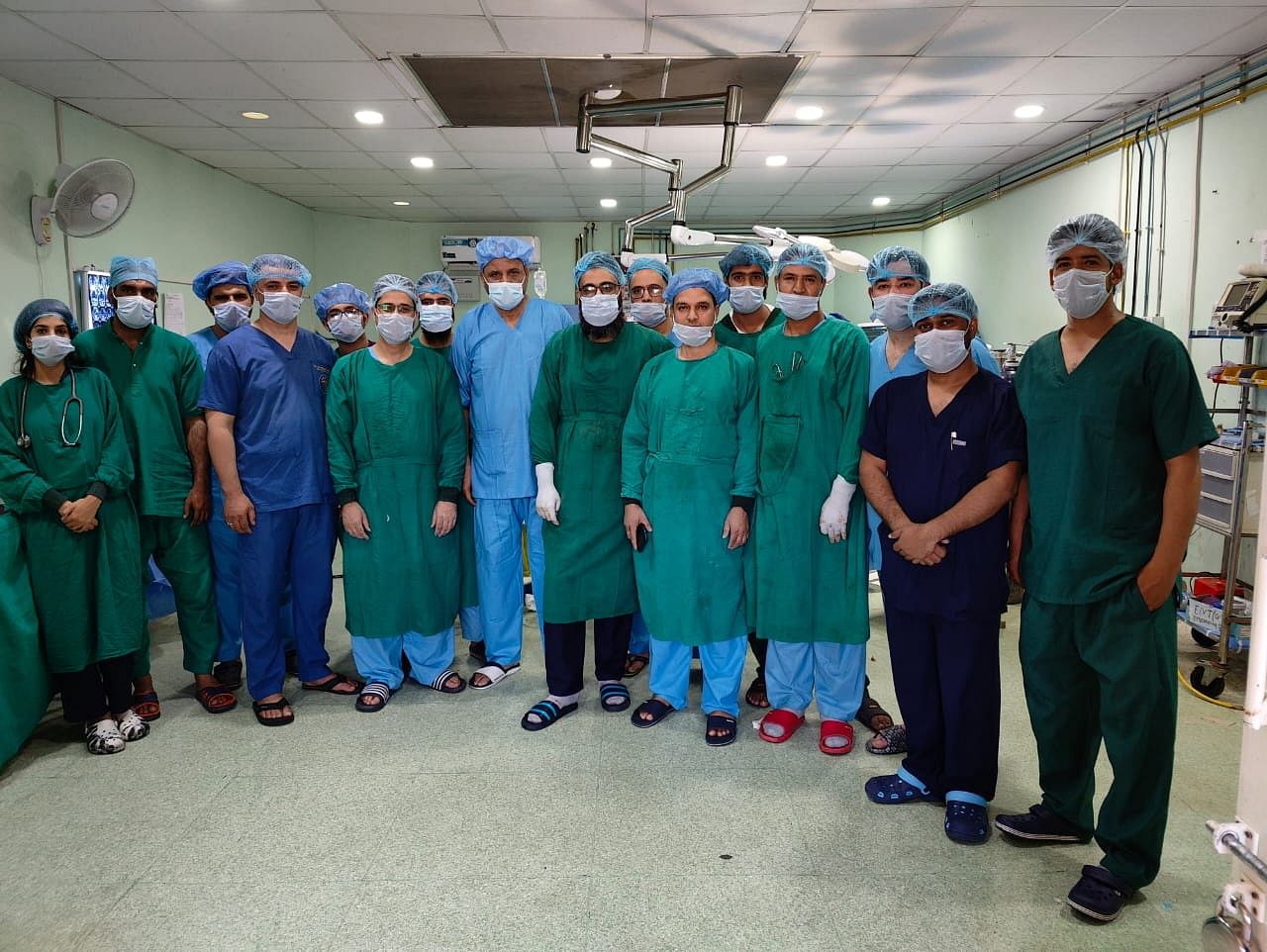 GMC Anantnag doctors successfully perform challenging neck tumour