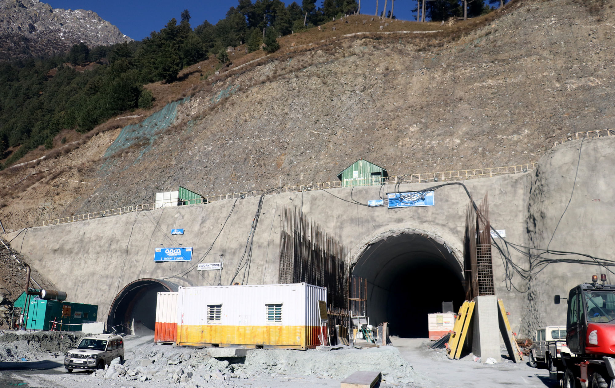 In Pictures ZMorh Tunnel Construction Greater Kashmir