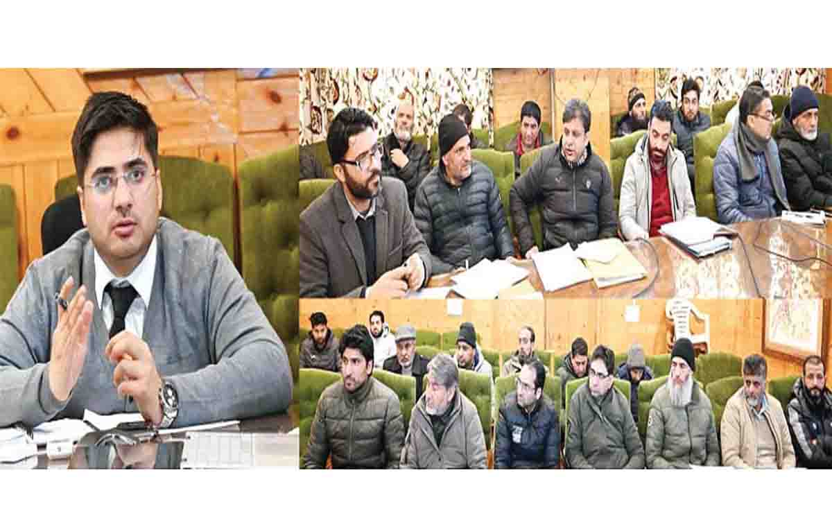 DDC Shopian reviews progress on RIDF projects of NABARD
