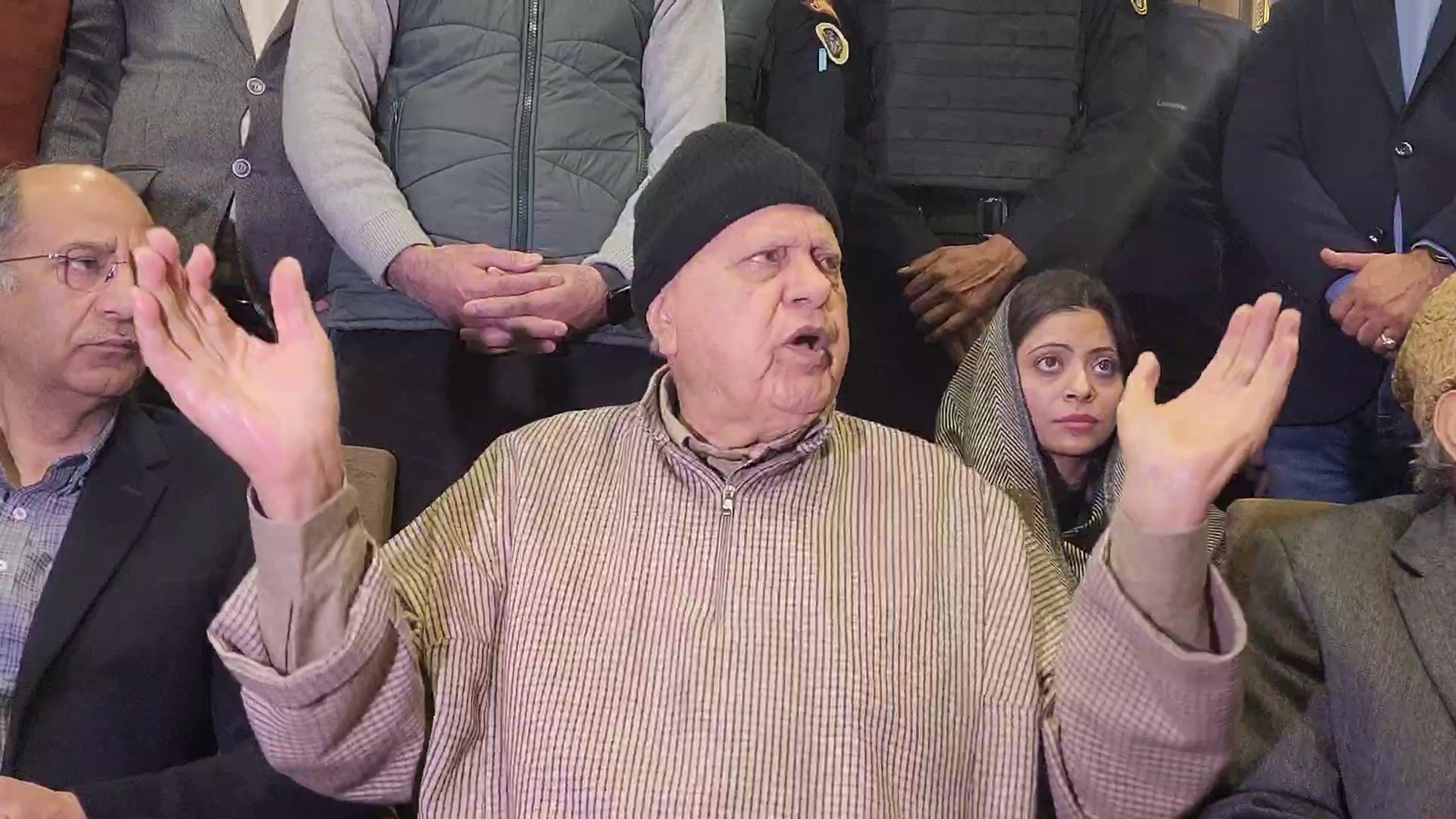 “NC will contest elections by itself, no second opinion on it”, says Dr. Farooq Abdullah