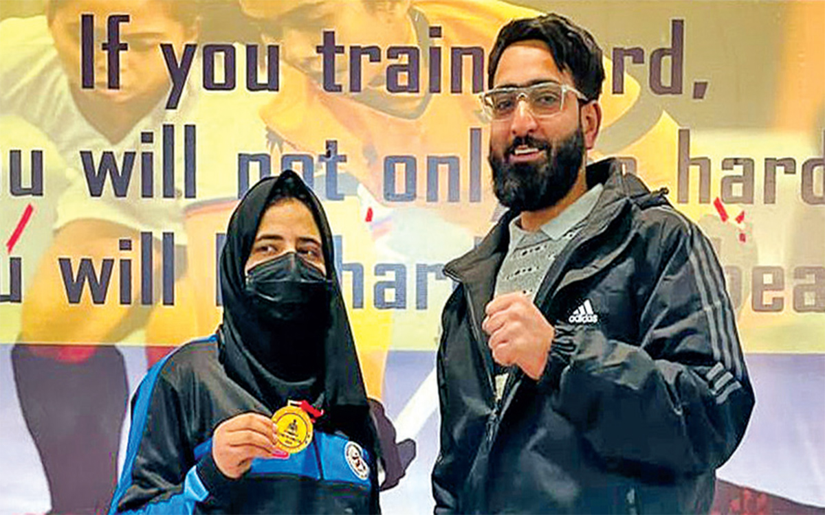 Humaira Shafi packs a powerful punch, winning double gold