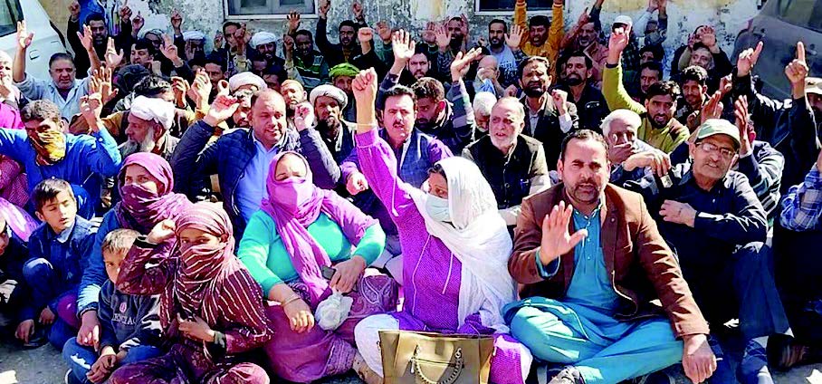 Muslim migrants in Jammu stage sit-in protest