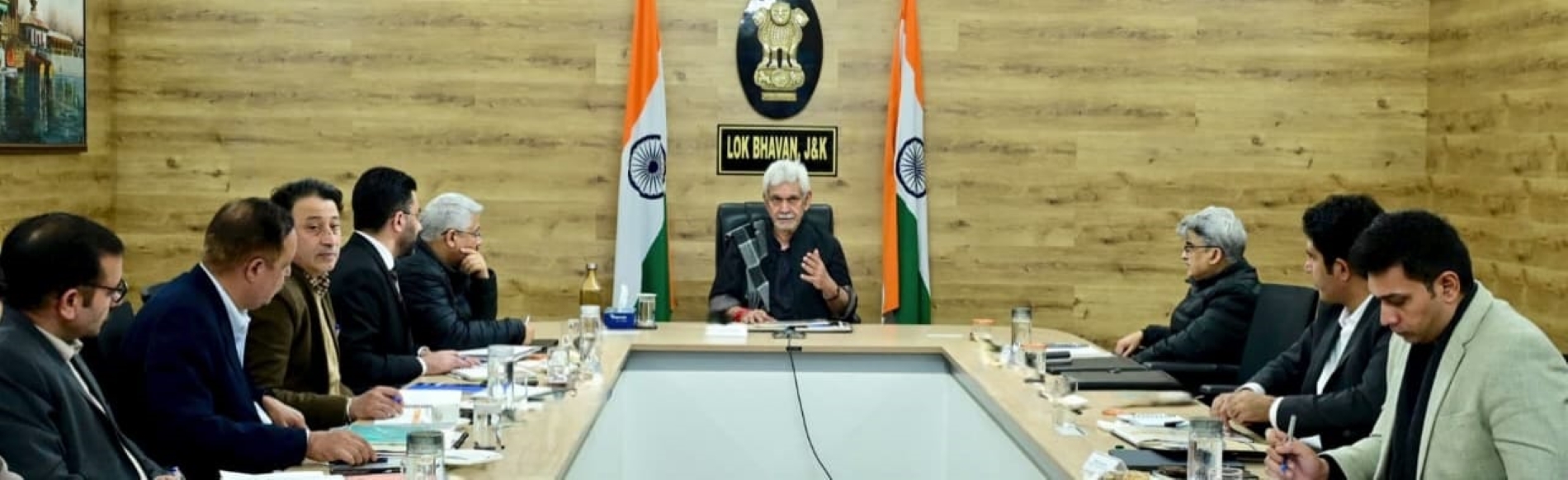 LG Manoj Sinha Reviews Progress Of Pradhan Mantri TB Mukt Bharat Abhiyaan