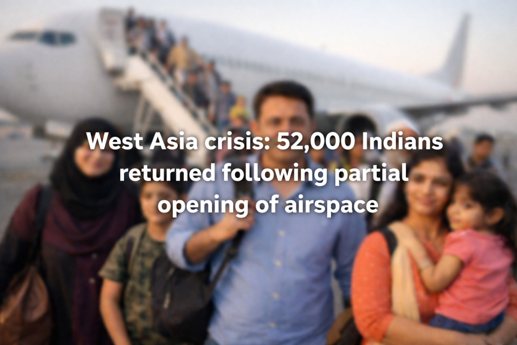 West Asia crisis: 52,000 Indians returned following partial opening of airspace